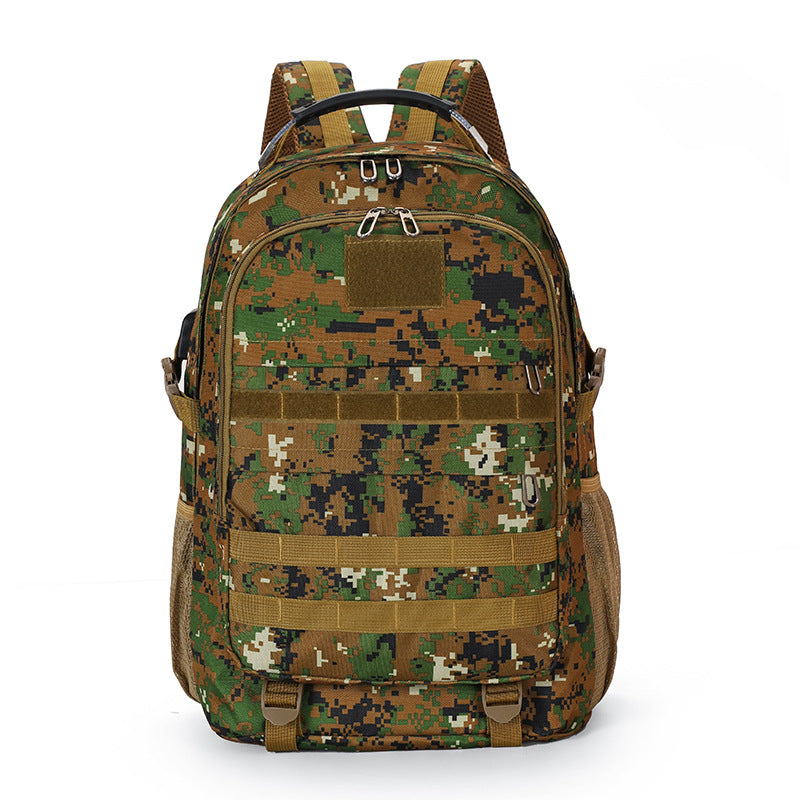 Men's Camouflage Military Jesus Survival Charging Large Bags