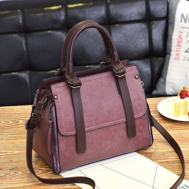 Korean Style Retro Large Capacity Fashionable Women's Shoulder Bag
