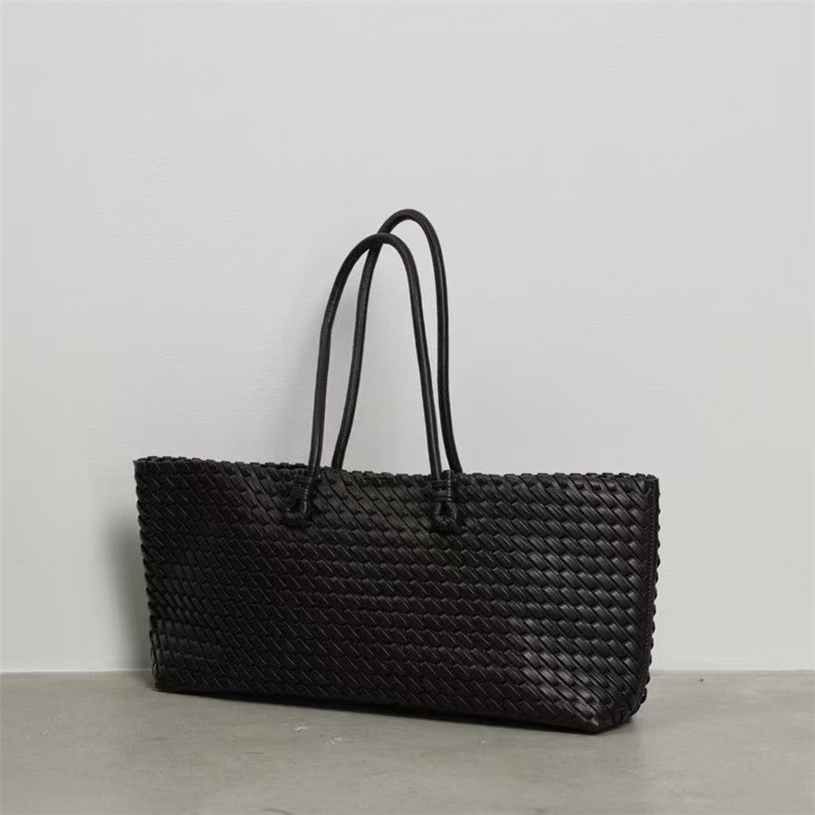 Women's Woven Big Fashion High-grade Large Capacity Portable Tote Bag