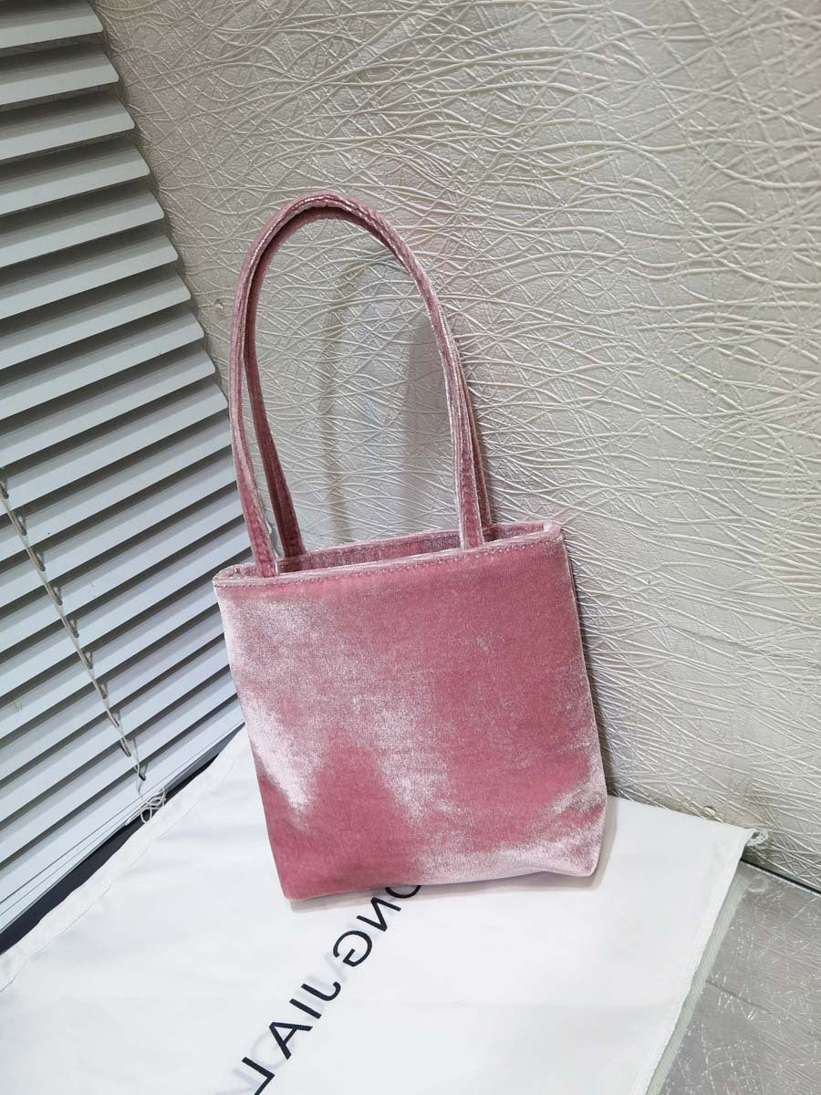 Women's Niche Retro Imported Veet Cell Clutch Women's Handbag
