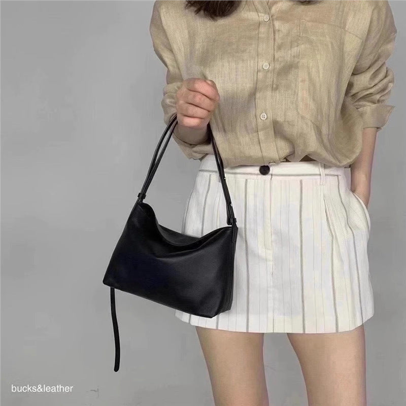 Pretty New Niche Sheepskin Simple Hand Women's Shoulder Bag