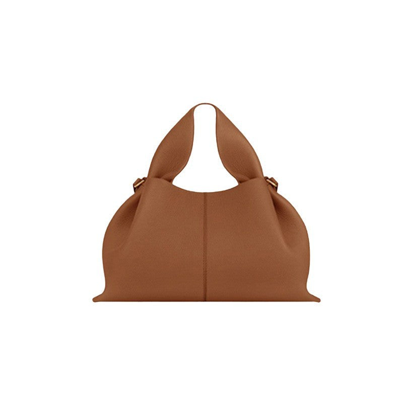 Women's Niche Dumpling French Retro High-grade Portable Women's Messenger Bag