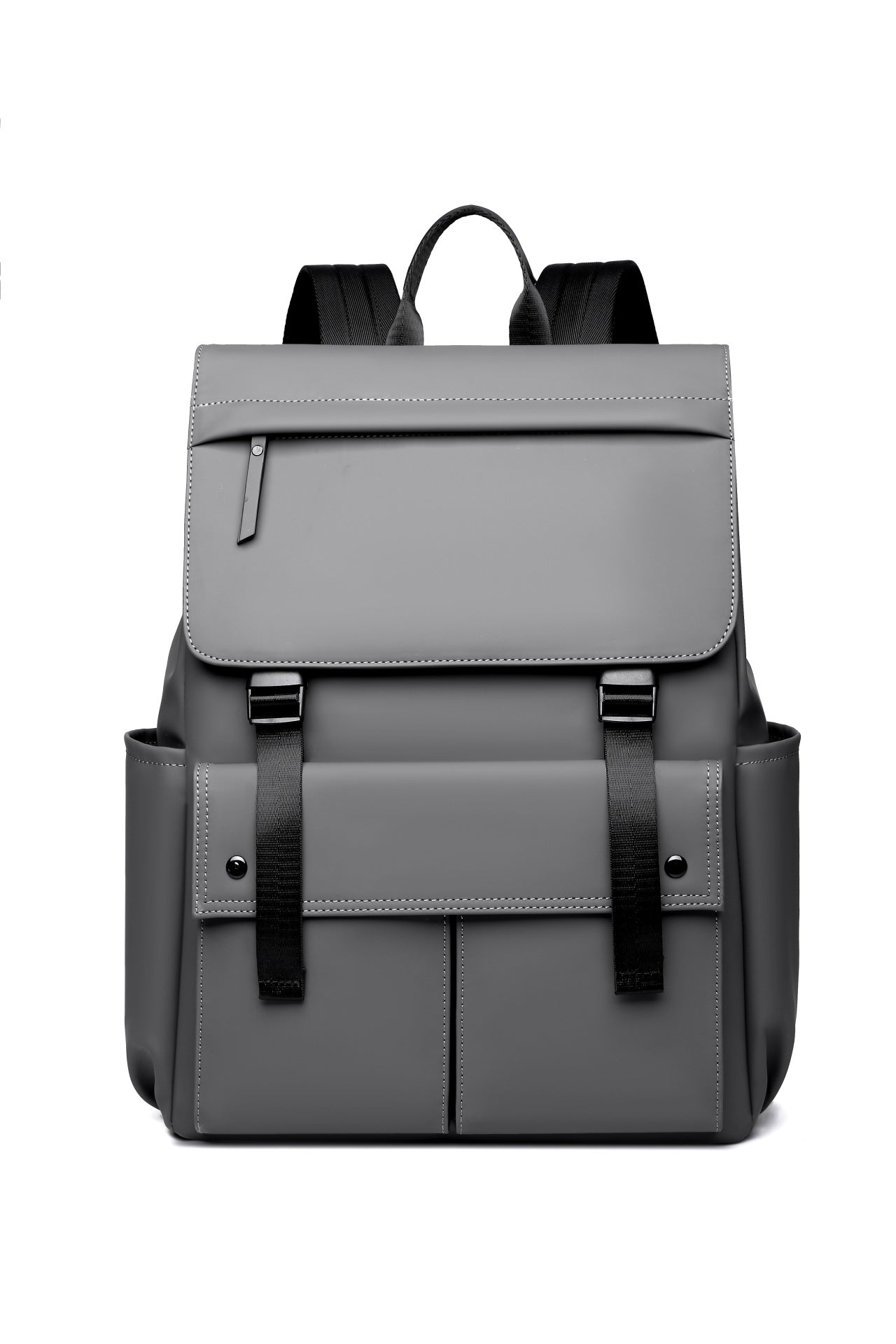 Men's Double Computer Business Commuter Korean Style Derm Leisure Backpack