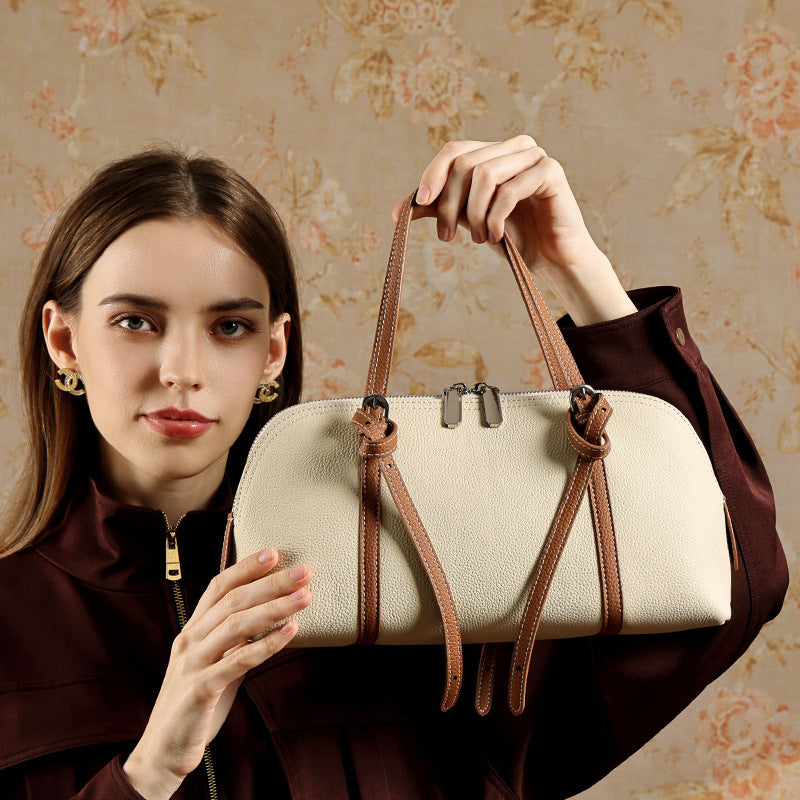 Women's Genuine Leather Simple Commuting Fashion Underarm Women's Shoulder Bag