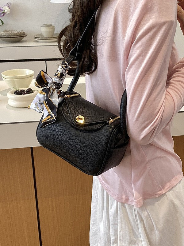 Women's High-grade Lychee Pattern Trendy Fashion Minority Design Bags