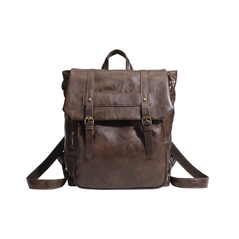 Women's Uniform College Vintage Soft Leather Cambridge Women's Backpack