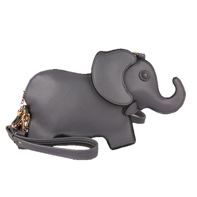 Funny Elephant Cartoon Young Shaped Mobile Women's Messenger Bag