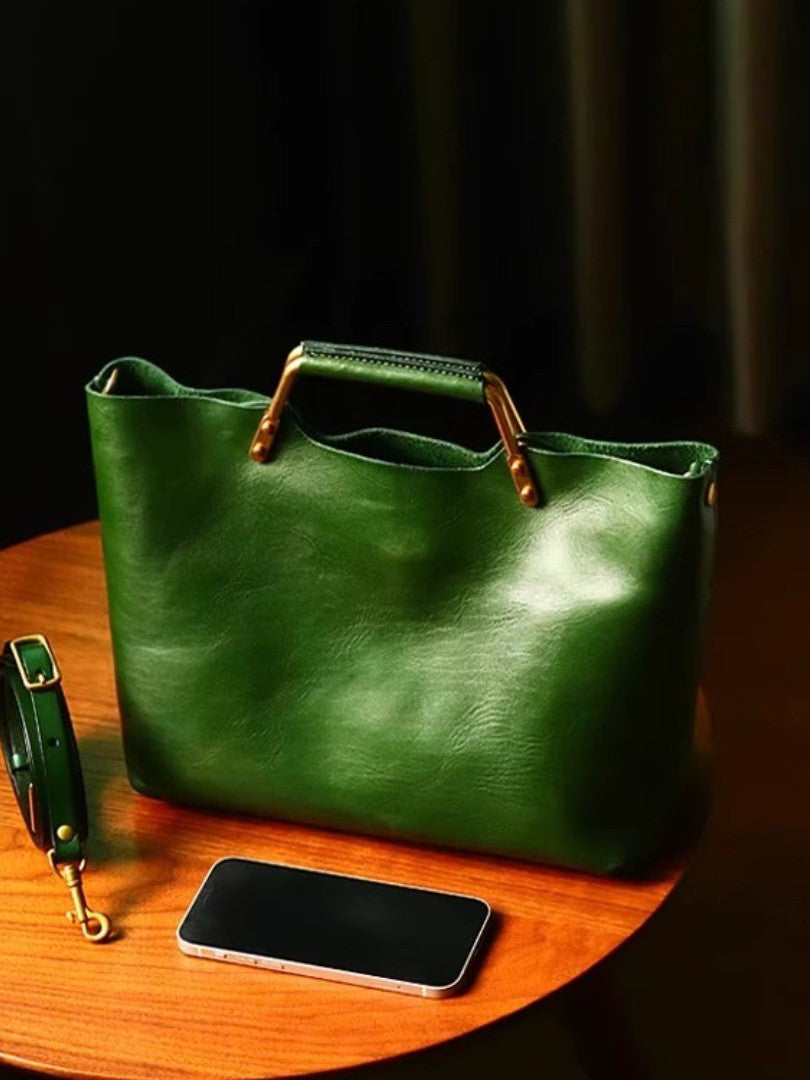 Women's Autumn Retro Minority Large Capacity Commuter Women's Handbag