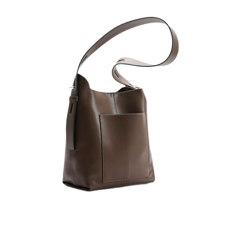Classy Pretty Elegant Women's Big Leather Women's Shoulder Bag