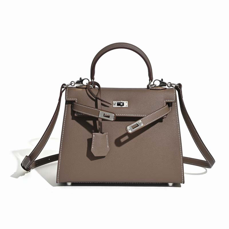 Women's Generation Kelly Palm Print Cowhide High-grade Bags