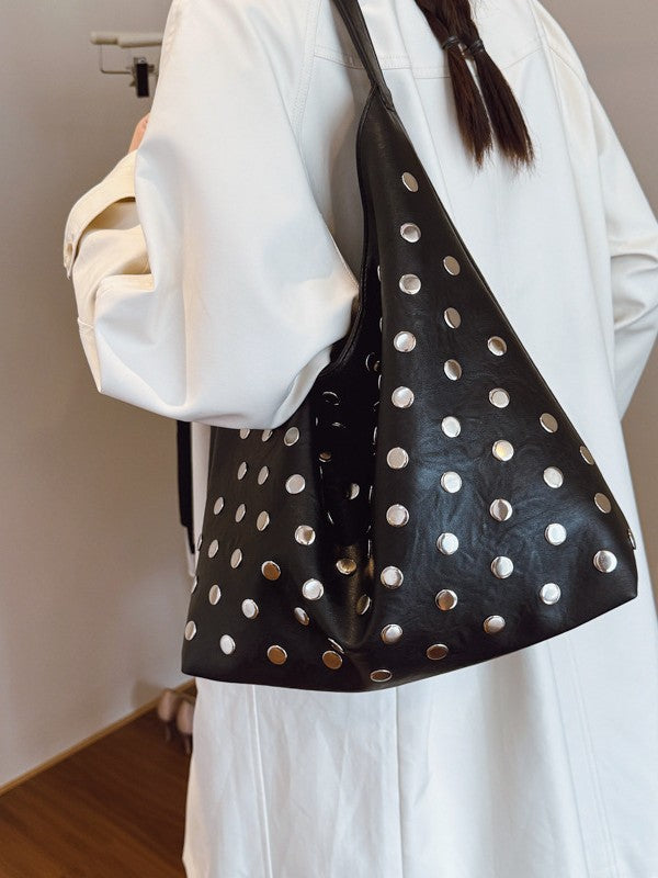 Women's Commuter Large Capacity Underarm Textured Women's Shoulder Bag