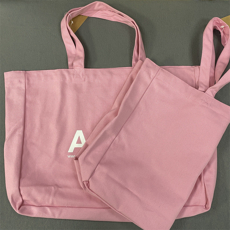 Popular Single Printed Portable Letter Denim Canvas Bags