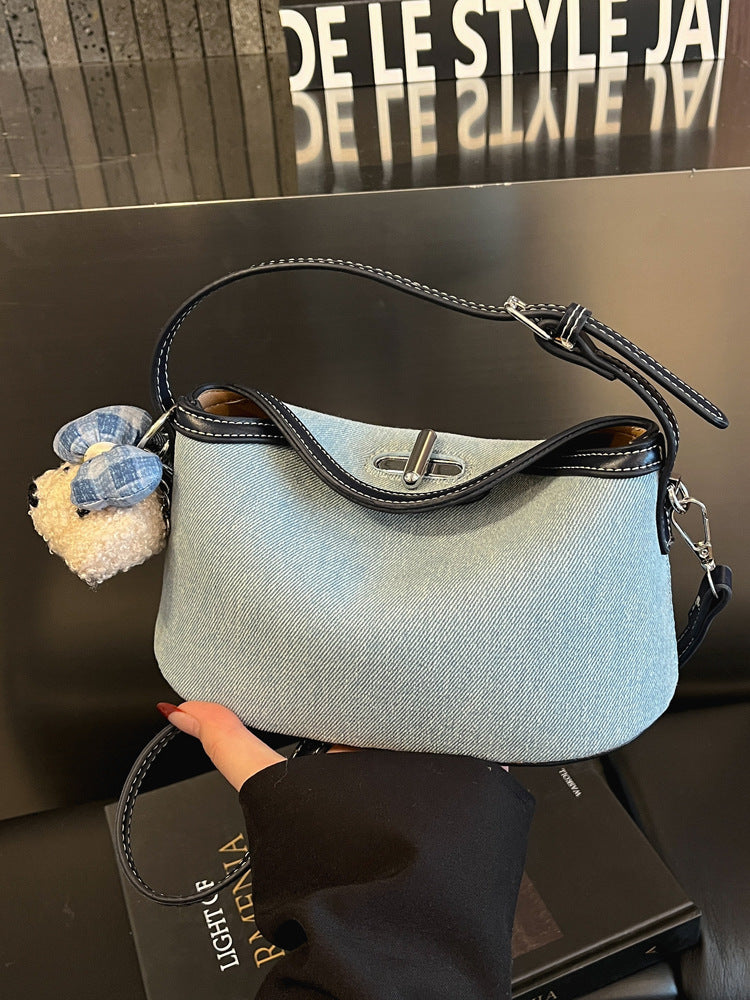 Innovative Women's Denim Design Cloth Carrying Handbags