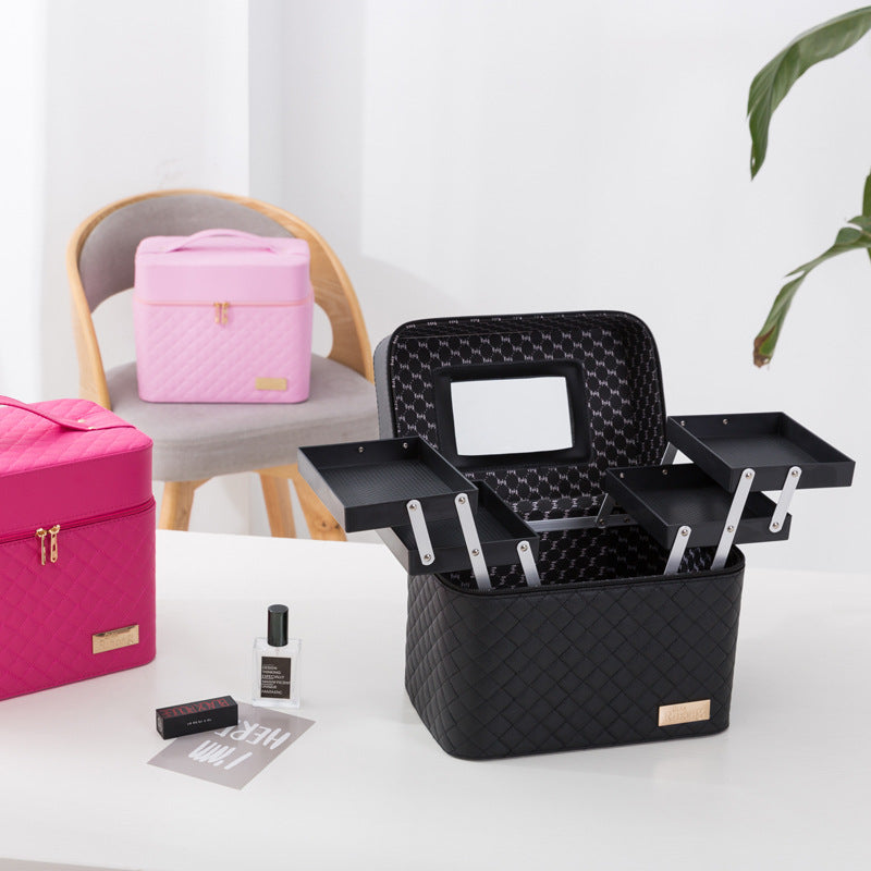 Korean Large Capacity Storage Box Jewelry Cosmetic Case