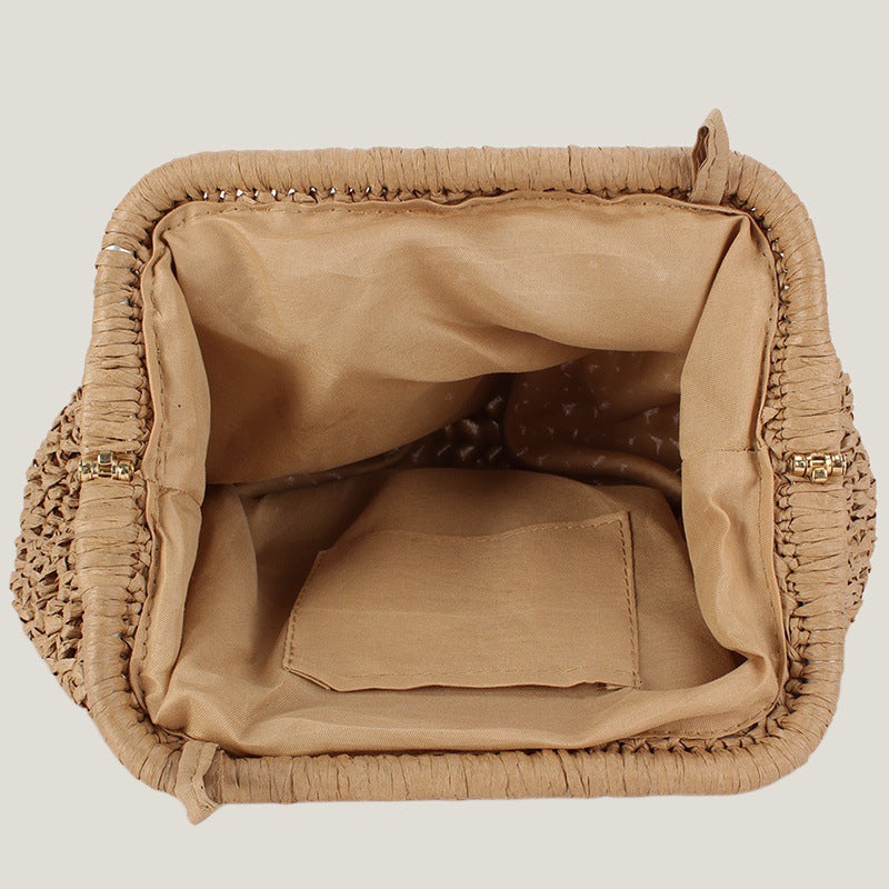 Women's Fashion Personality Woven Seaside Vacation Daily Women's Handbag