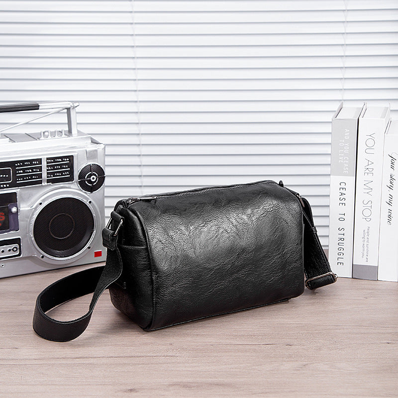 Trendy Creative Men's Soft Leather Fashion Bags