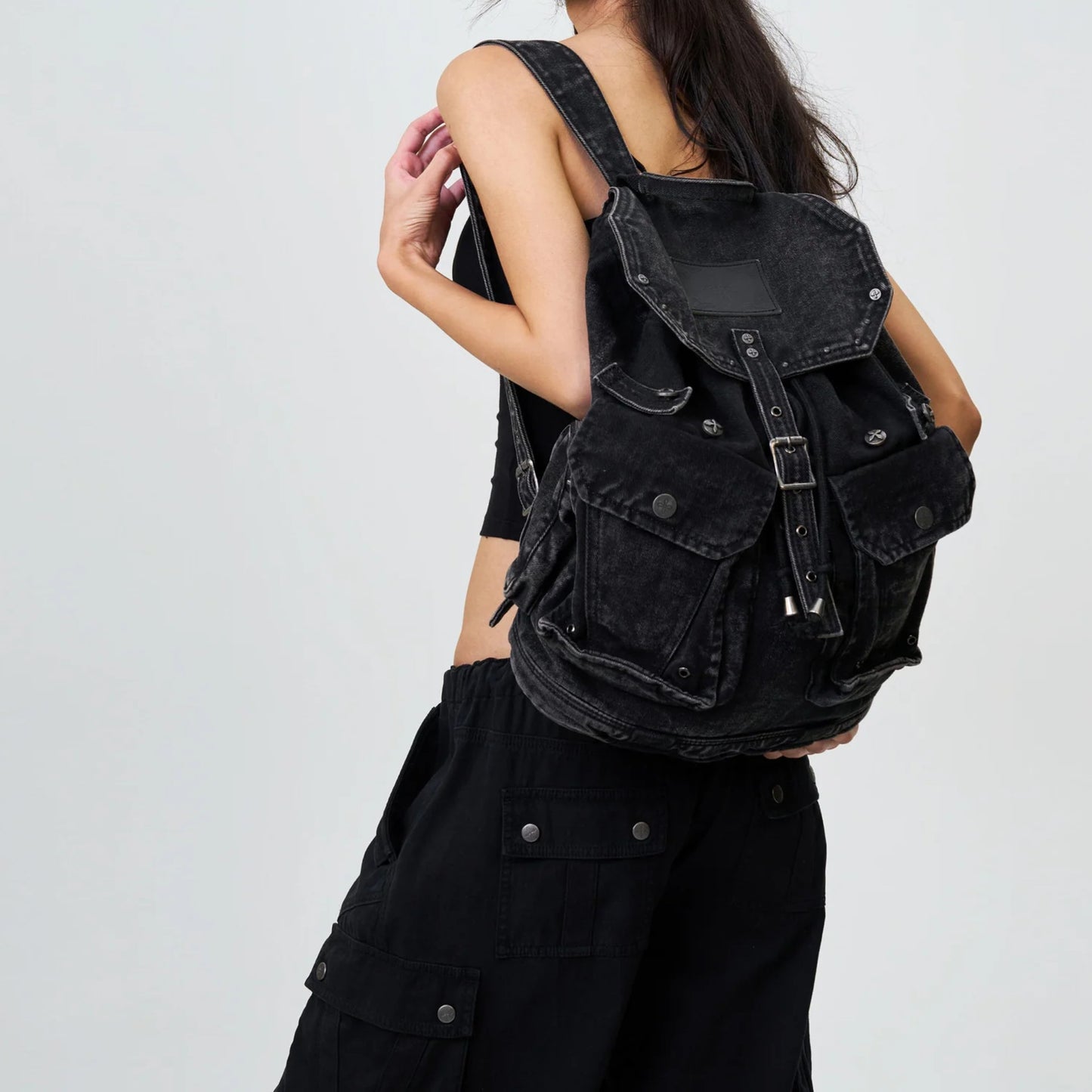 Wild Horse Denim Large Retro Capacity Bags