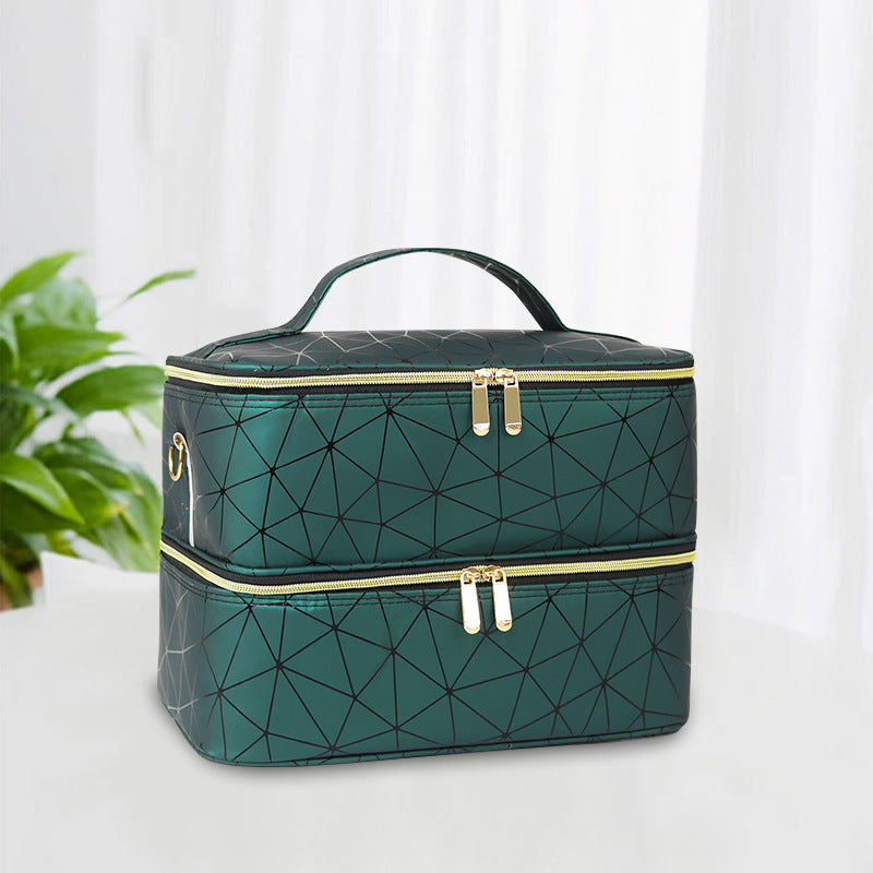 Large Capacity Tattoo Manicure Nail Polish Makeup Bag