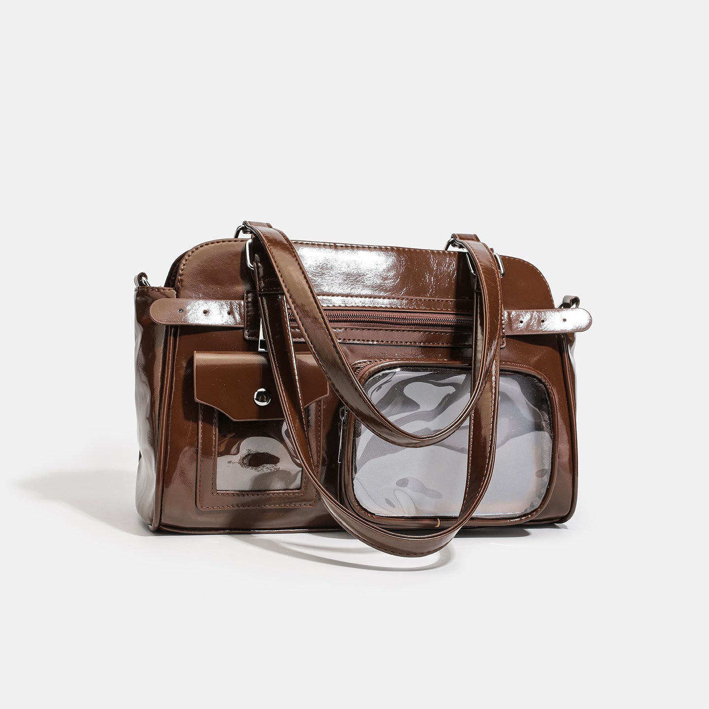 Transparent Motorcycle Cartoon Two-dimensional Storage Bracket Light Backpacks