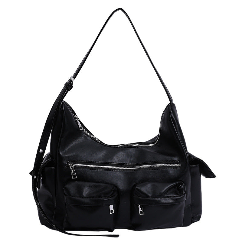 Women's Fashionable Large Capacity Portable Motorcycle Fashion Korean Style Bags