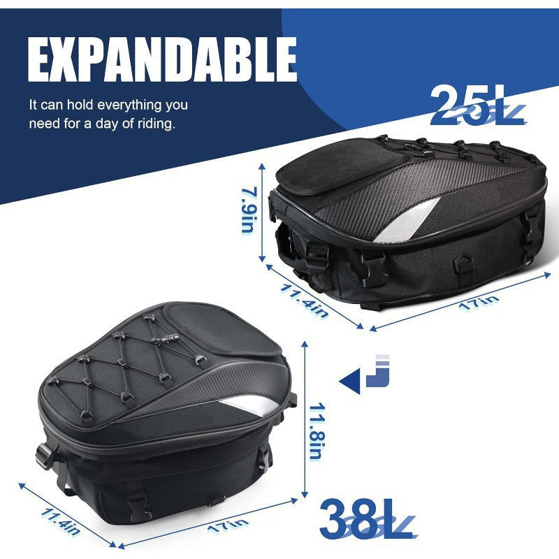 Motorcycle Rear Seat Helmet Large Capacity Sports Backpack