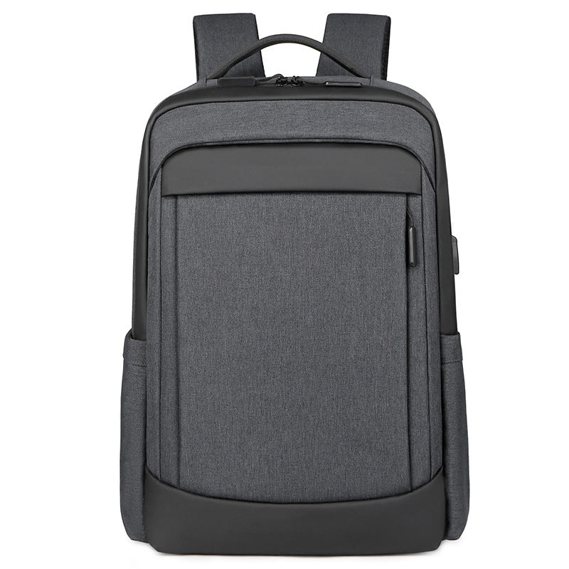 Trendy College Large Capacity Waterproof Computer Business Backpack