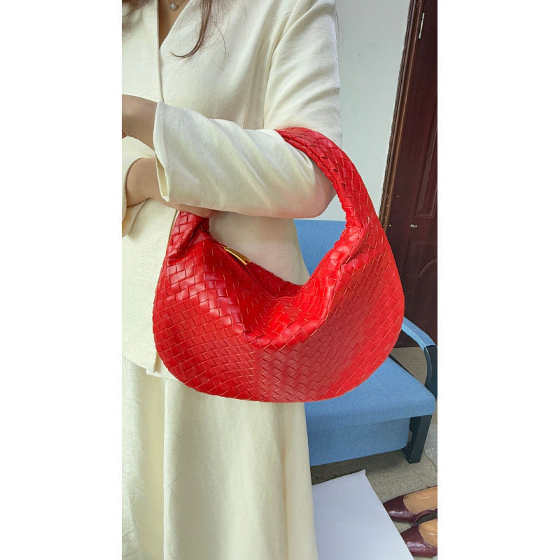 Knotted Woven Portable Underarm Fashion Large Bags