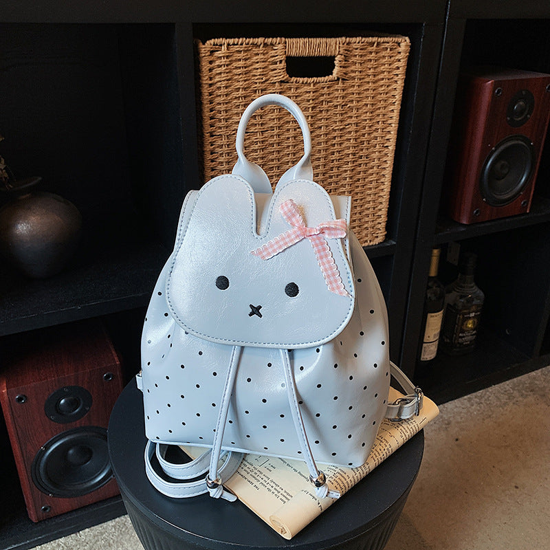 Women's Korean Style Cute Cartoon Rabbit Large Capacity Bags