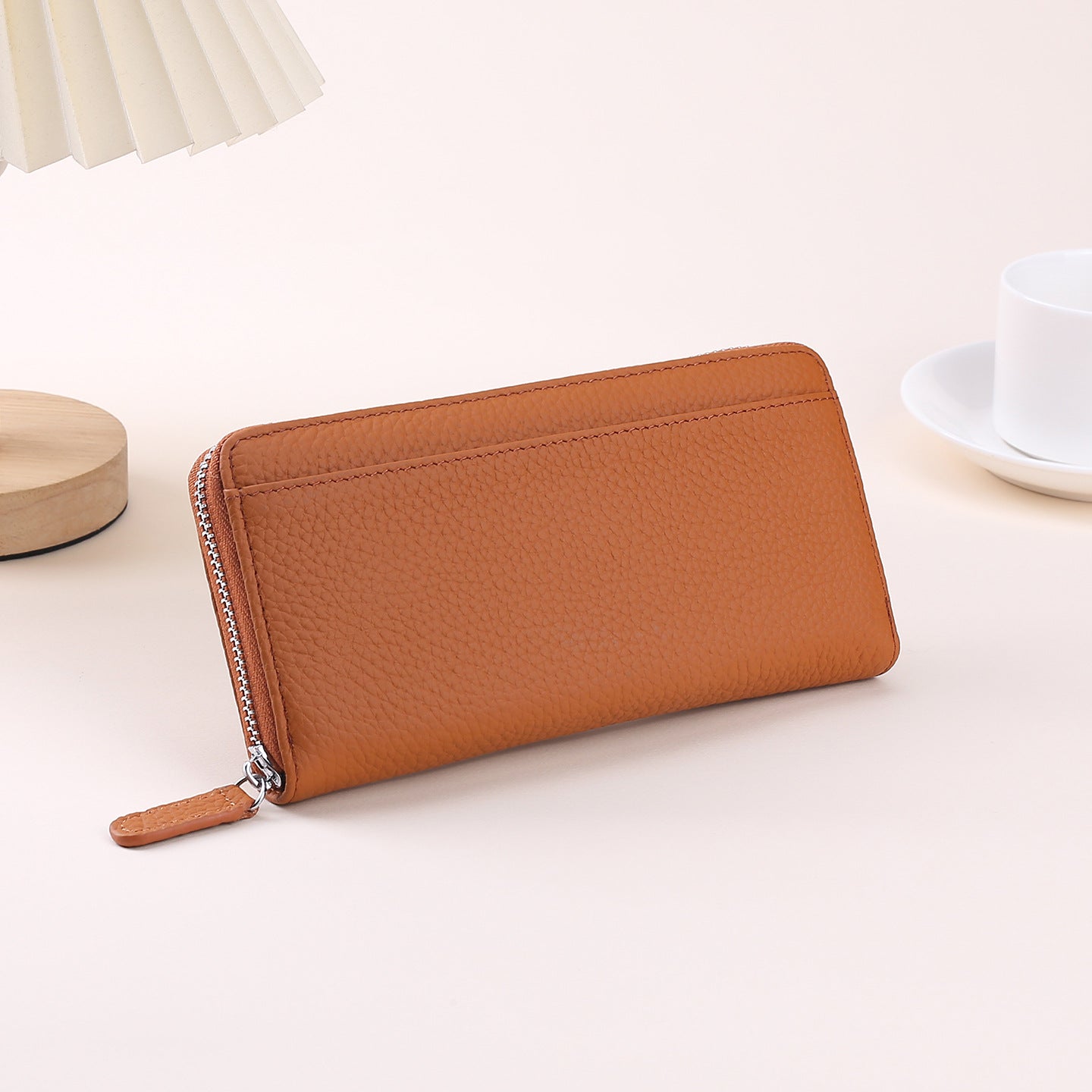 Women's & Men's Style Leather Long Multiple Slots Card Pack Card Sleeve
