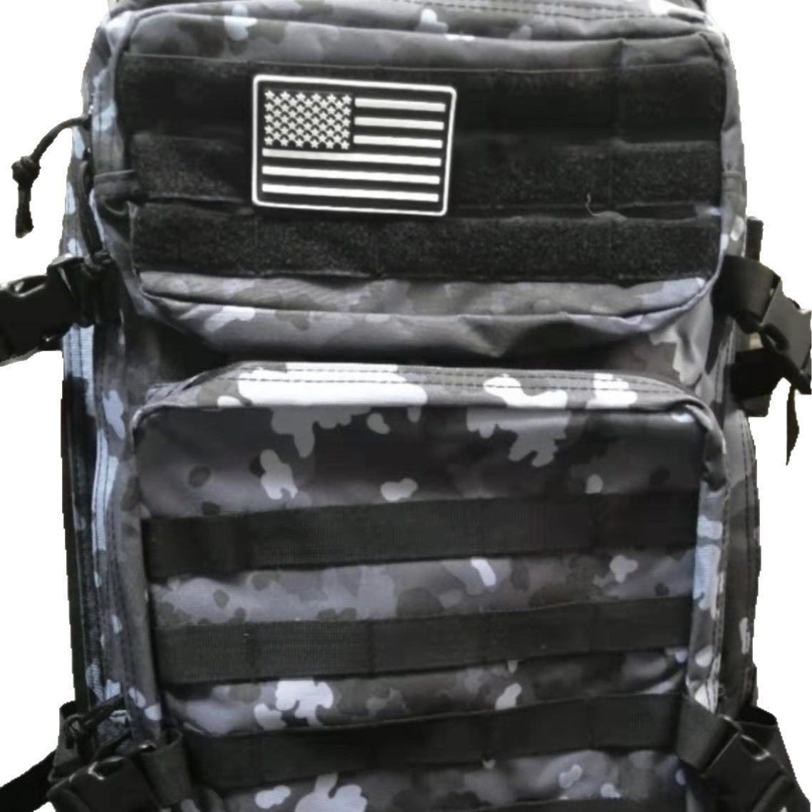 Military Fans Large Capacity Shiralee Camouflage Camping Sports Backpack