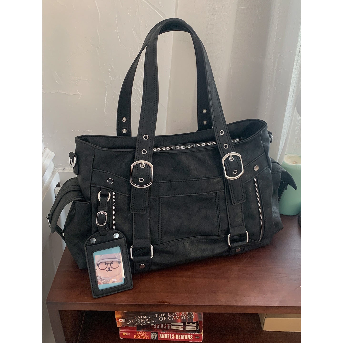 Women's Korean Style Large Capacity Underarm Simple Tote Bag