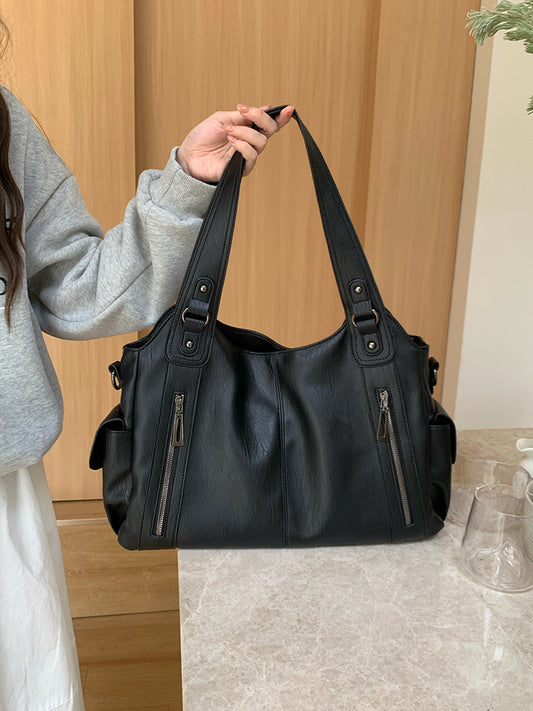 Women's Large Capacity Retro Easy Matching High-grade Tote Bag