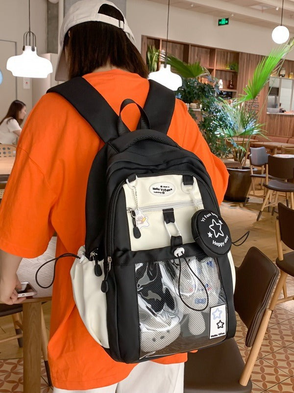 Primary Good-looking Pink Junior High Snack Cartoon Cute Large Leisure Backpack