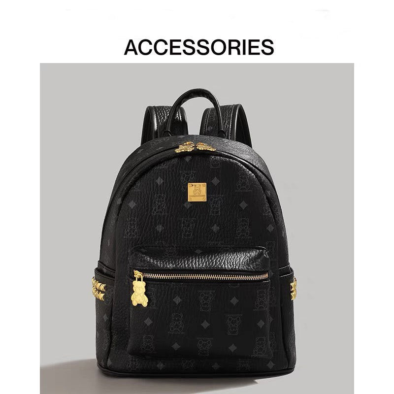 Women's Niche Leather College Sense Large Capacity Women's Backpack