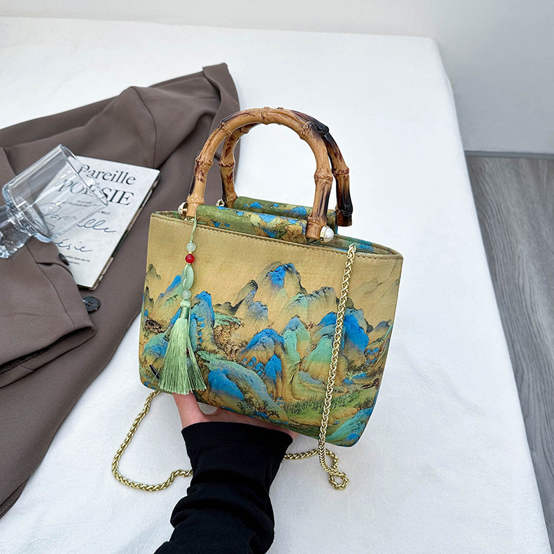 Chinese Style Embroidery Elegant Han Clothing Bags