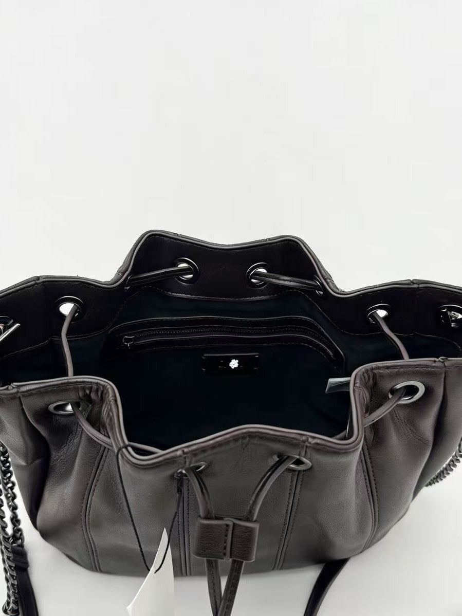 Comfortable Fashion Drawstring Versatile Chain Commuting Women's Messenger Bag