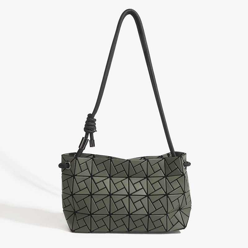 Women's Windmill Rhombus Geometric Underarm Trendy Bags