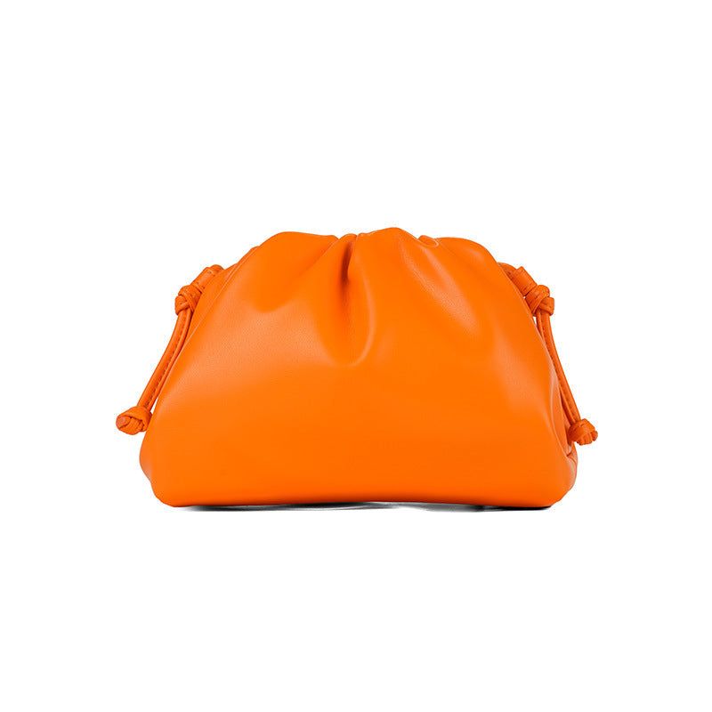 Women's Pleated Dumpling Commuter Solid Color Simple Bags