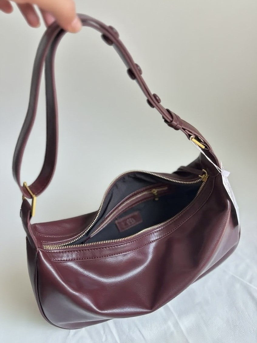 Women's Fashion Advanced Texture Design Dumpling Mild Bags