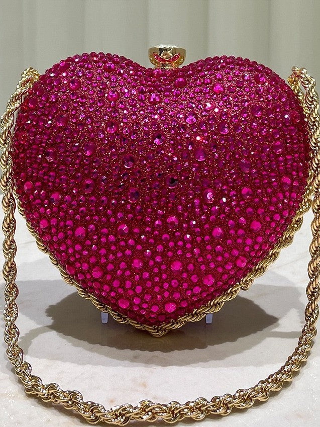 Women's Love Diamond Spring Fashion Chain Bags