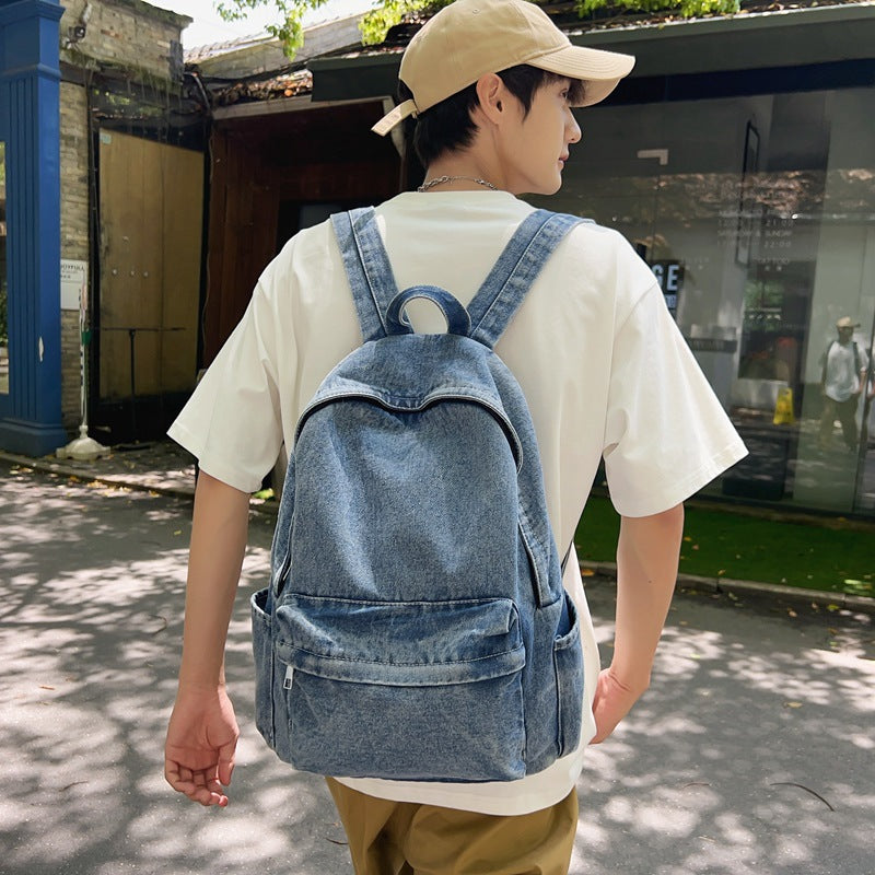 Denim Female Large Capacity Versatile Lightweight Backpacks