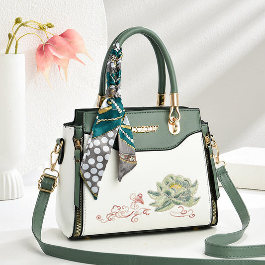 Women's Chinese Style Embroidery Mother's Large Capacity Women's Handbag