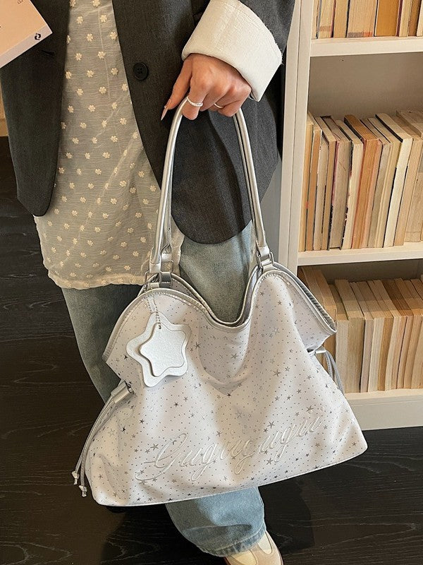 Women's Feeling Tong Large Capacity College Out Women's Shoulder Bag