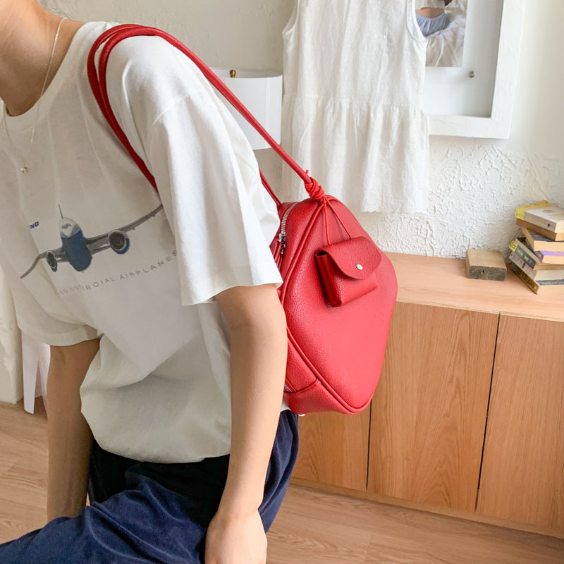 Large Capacity Daily Mummy Summer Female Fashionable Solid Color Tote Bags