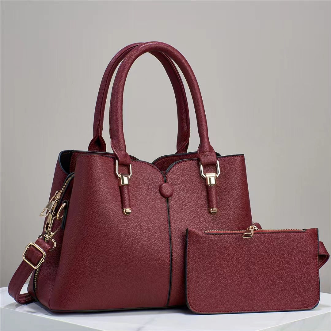 Women's Large Capacity Fashion Versatile Practical Simple Bucket Bag