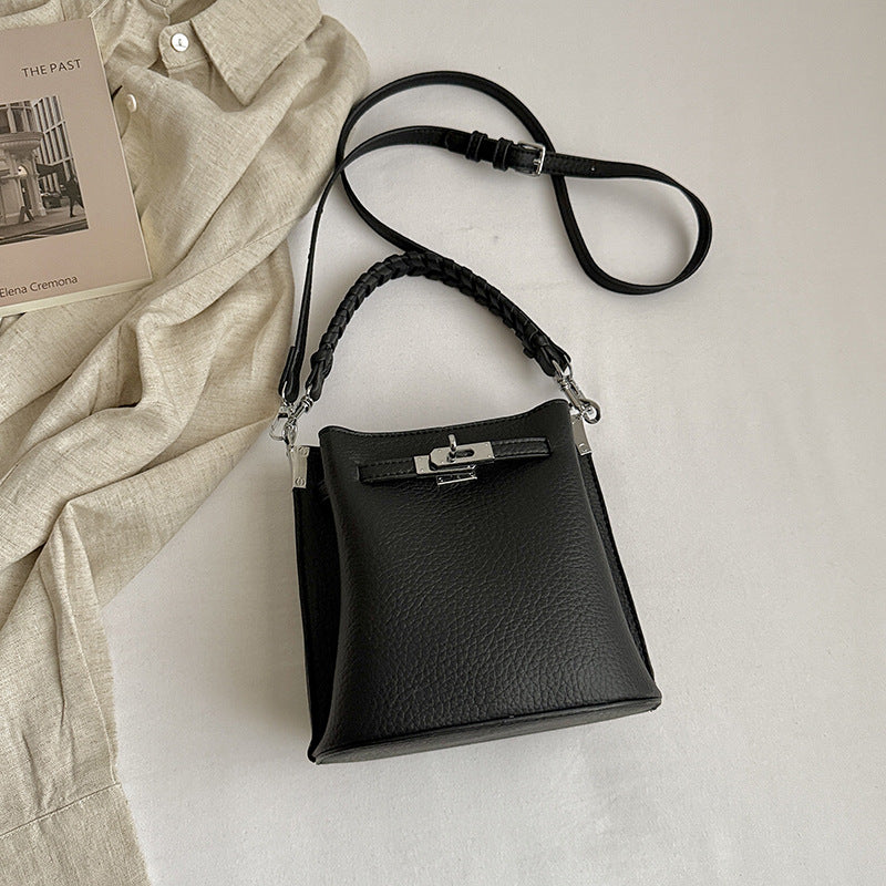 Women's Fashion Fresh Western Style Good-looking Portable Bucket Bags