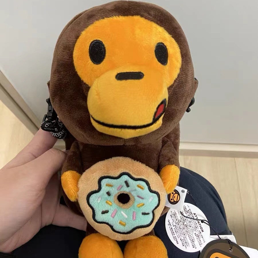 Popular Fashion Monkey Doll Donut Adult Mobile Phone Bag