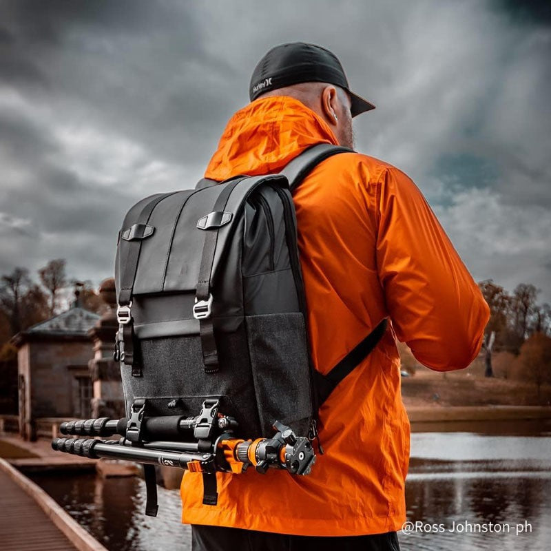 Women's & Men's Large Capacity Inch Computer Waterproof Black Bags