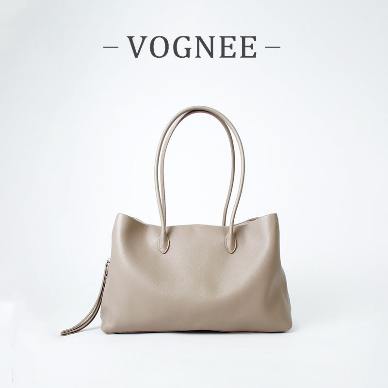 Cattlehide Leather Surface Fashionable Suede Commuter Design Bags