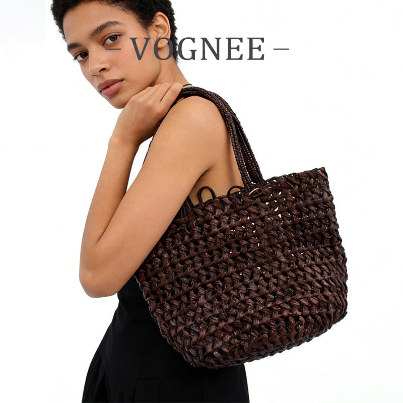 Women's Summer Lafite Straw Hand-woven For Niche Tote Bags